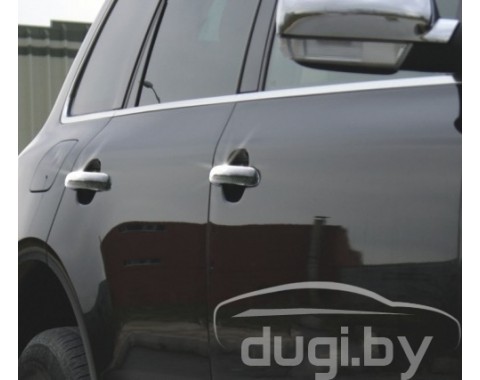 Накладки на дверные ручки (нерж.) для Touareg.